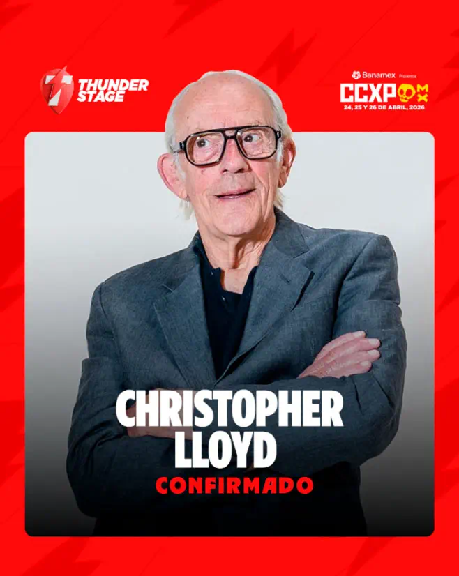 Christopher Lloyd estará en CCXP México 2026