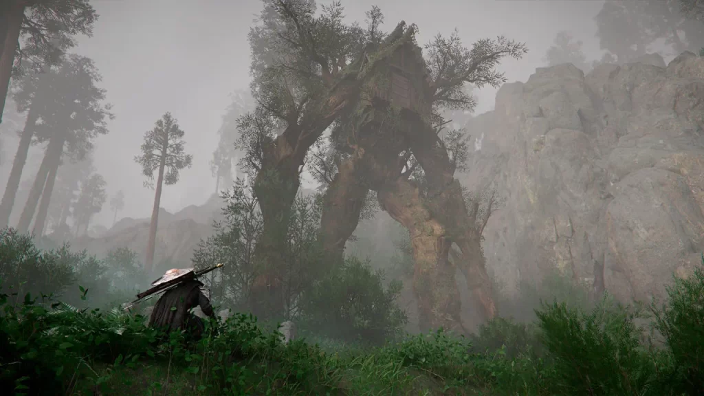 Crimson Desert, un arbol enorme que parece ent