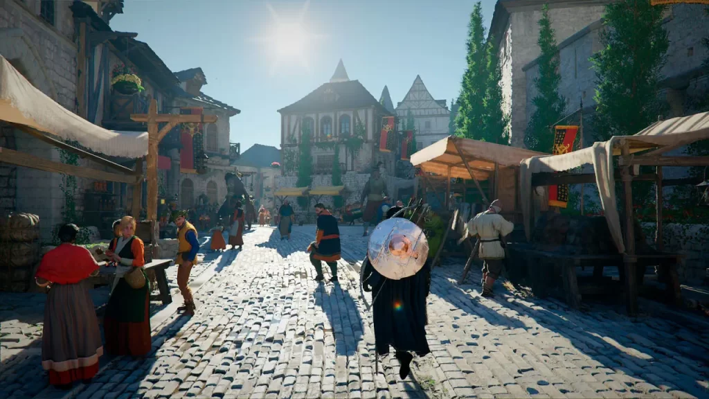 Crimson Desert, Kliff,.caminando por las calles