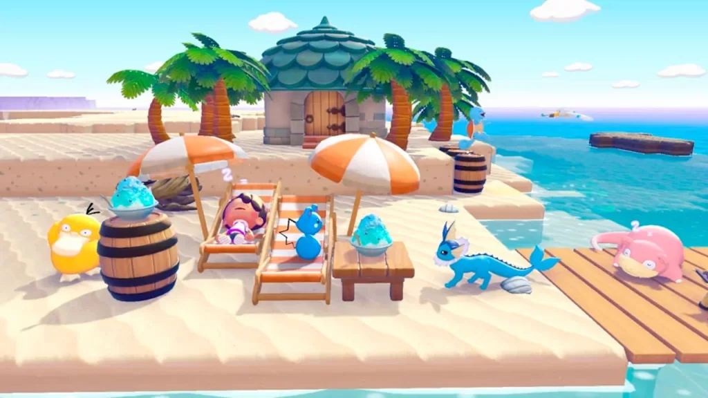 Pokémon Pokopia, PLaya