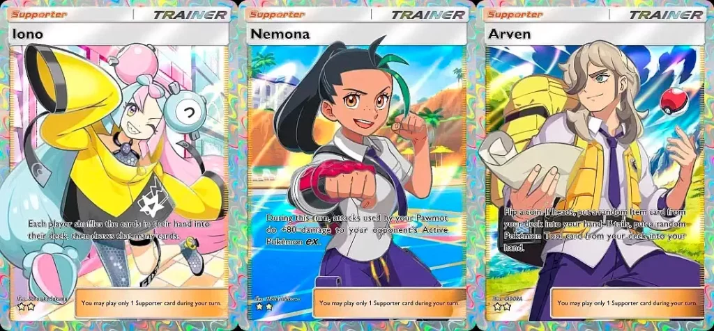 Pokemon TCG Pocket Paldean Wonders Supporters