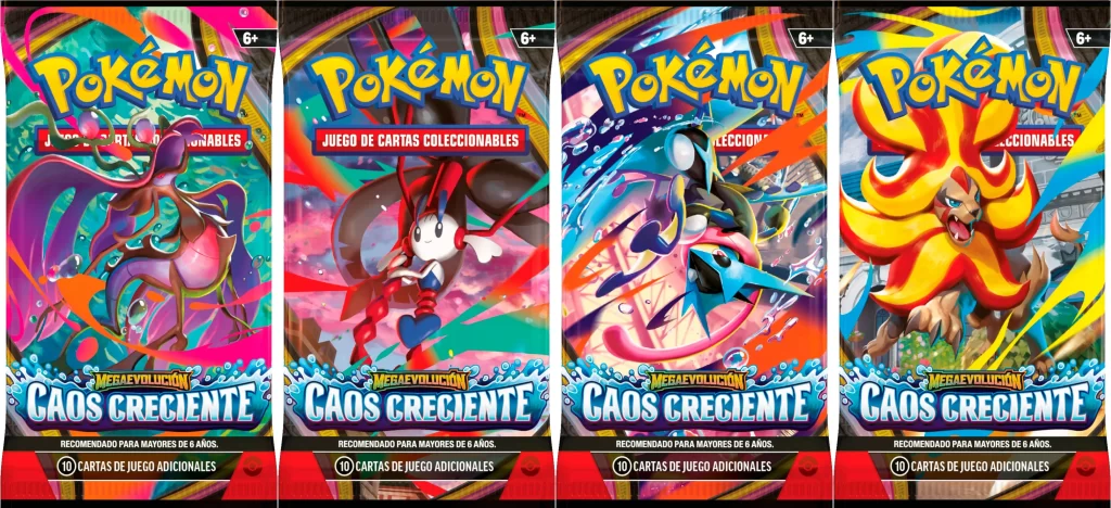 Pokémon TCG Megaevolución Caos Creciente sale el 22 de mayo de 2026 con Mega-Greninja ex, Mega-Floette ex y más.