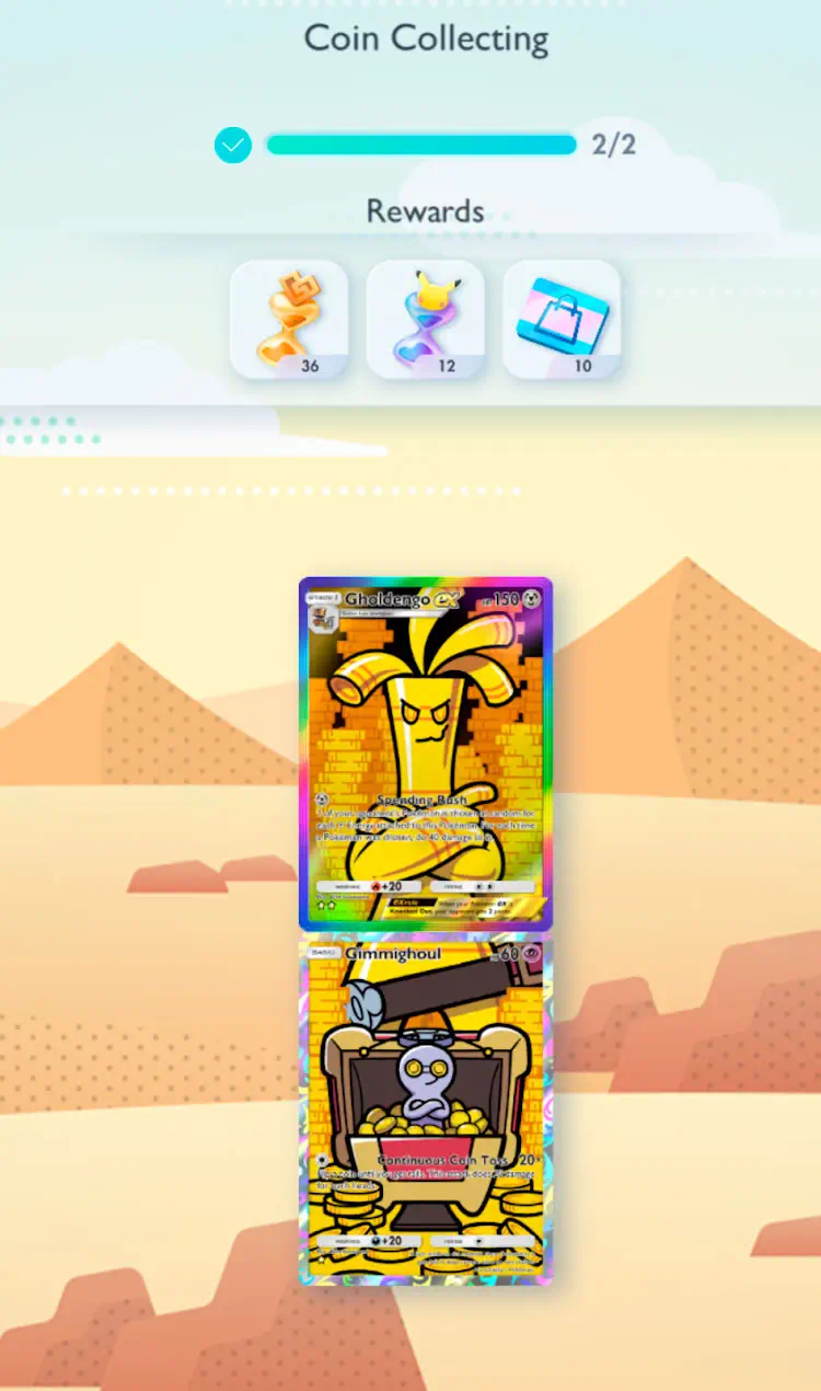 Pokemon TCG Pocket Paldean Wonders Coin Collecting