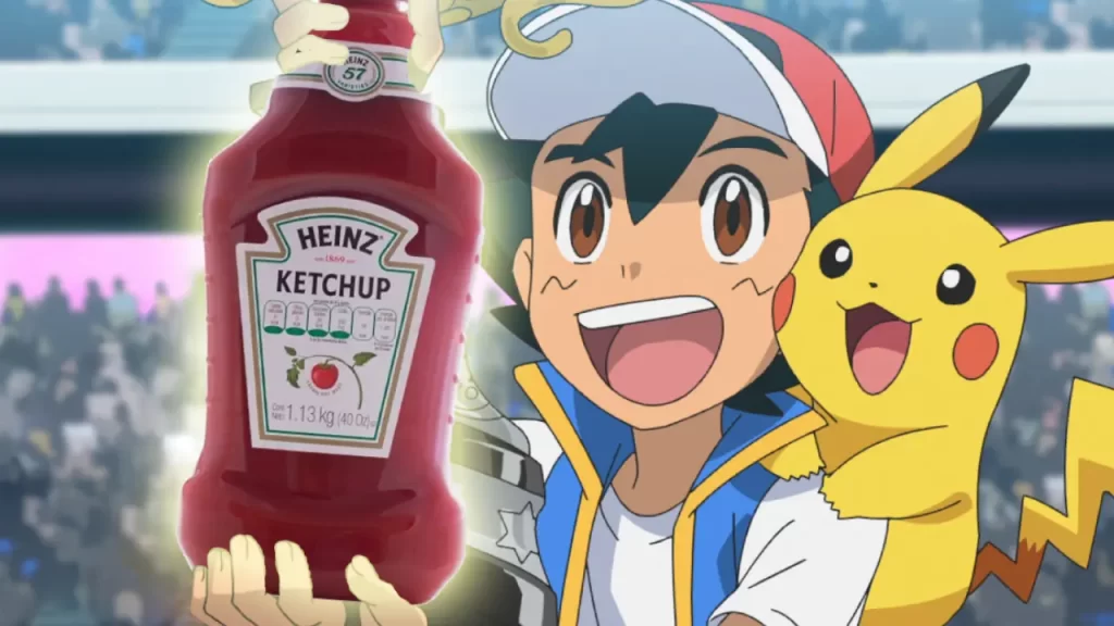 Pokémon x Heinz Ketchup Meme de Ash Catsup se hace realidad