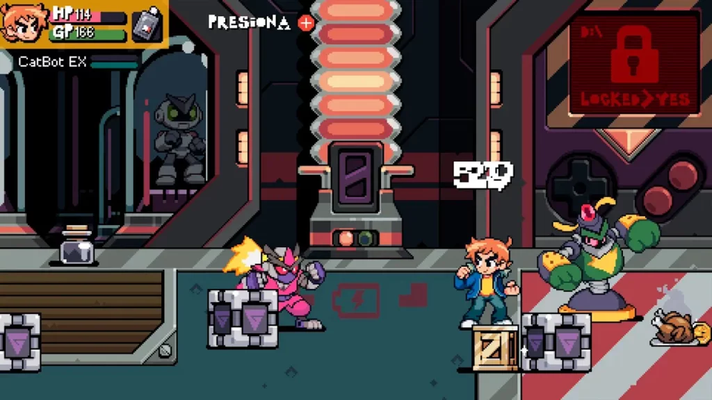 Scott Pîlgrim EX hartos robots