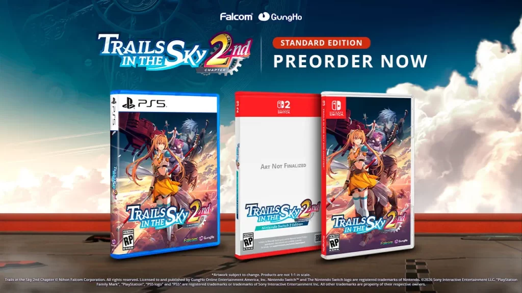 Ya puedes reservar la edición estándar de Trails in the Sky 2nd Chapter