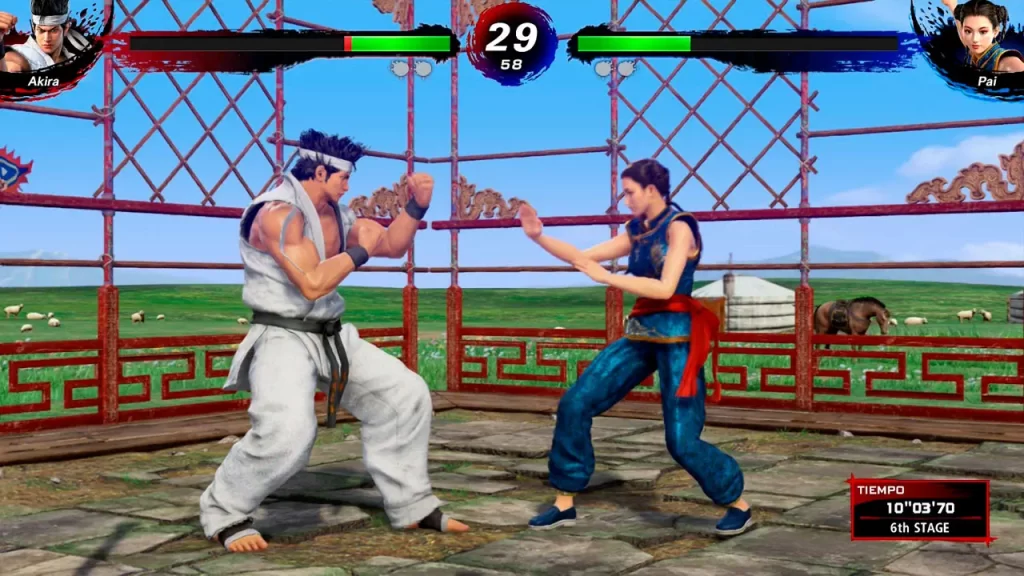 Virtua Fighter 5 R.E.V.O. World Stage - Akira contra Pai