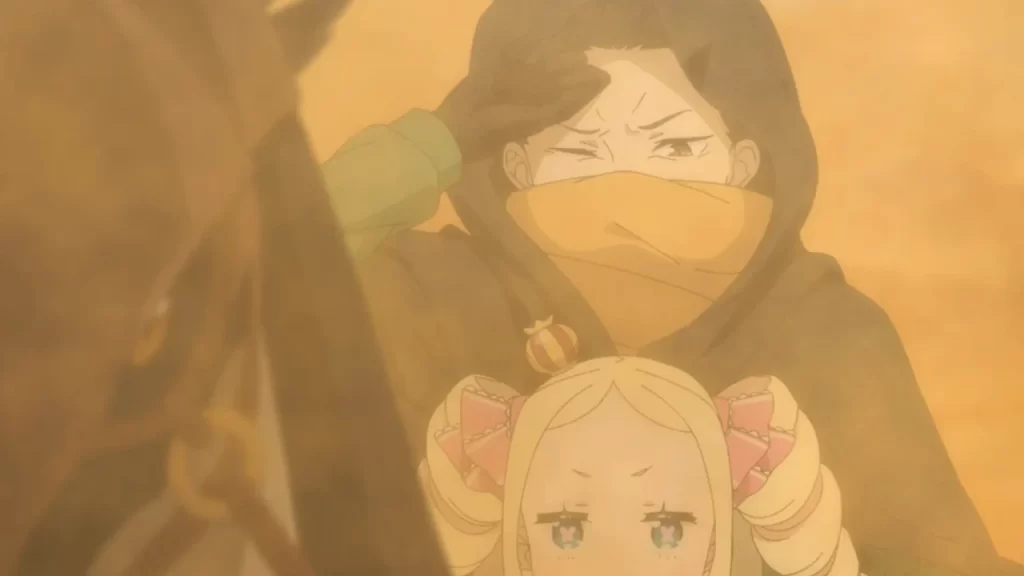 Re: ZERO -Starting Life in Another World- temporada 4, capítulo 2 (68) nos muestra la arena que mantuvo a Reinhard lejos de la torre de la sabia. 