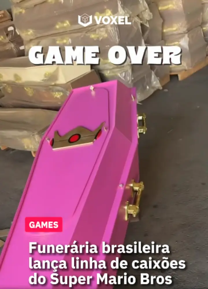 Super Mario ahora te llevará a la mejor vida con un nuevo ataúd