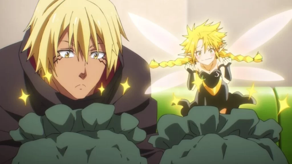 That Time I Got Reincarnated as a Slime temporada 4, capítulo 2 aparece Ryokuran y quiere conquistar el aún inestable laberinto de Rimuru. 