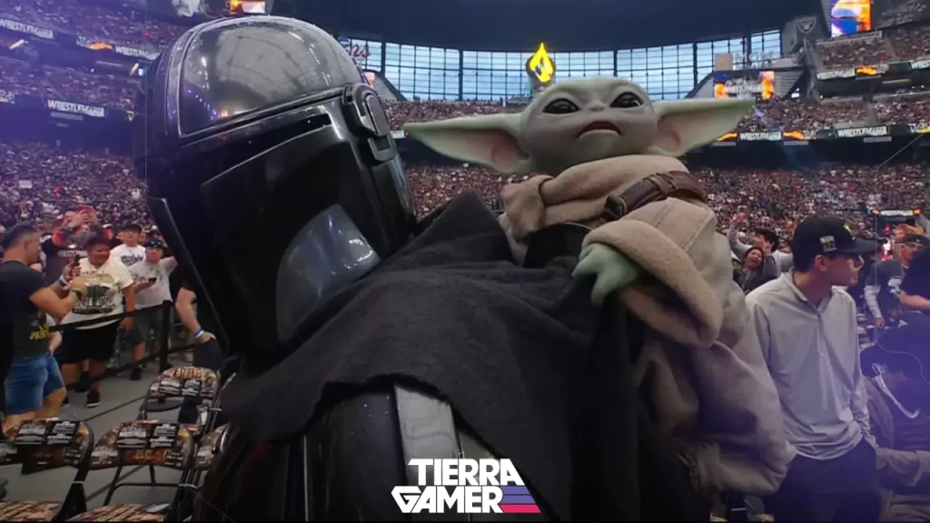 The Mandalorian and Grogu estuvo en WrestleMania 41