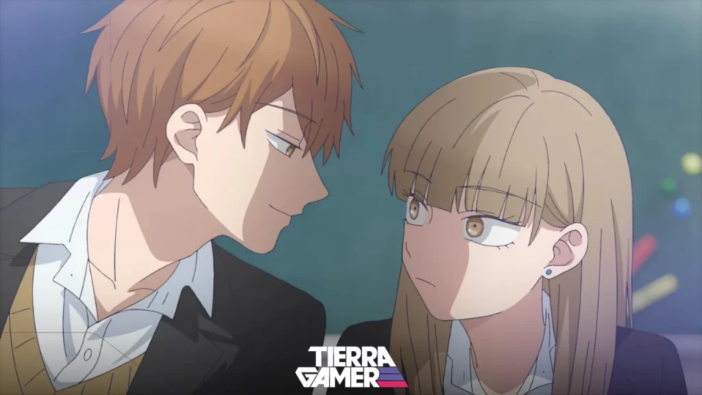 Rompiendo el hielo capítulo 3: Minato se une al grupo de estudio, llama la atención de Miki por su interés por Koyuki quien también lo malinterpreta.