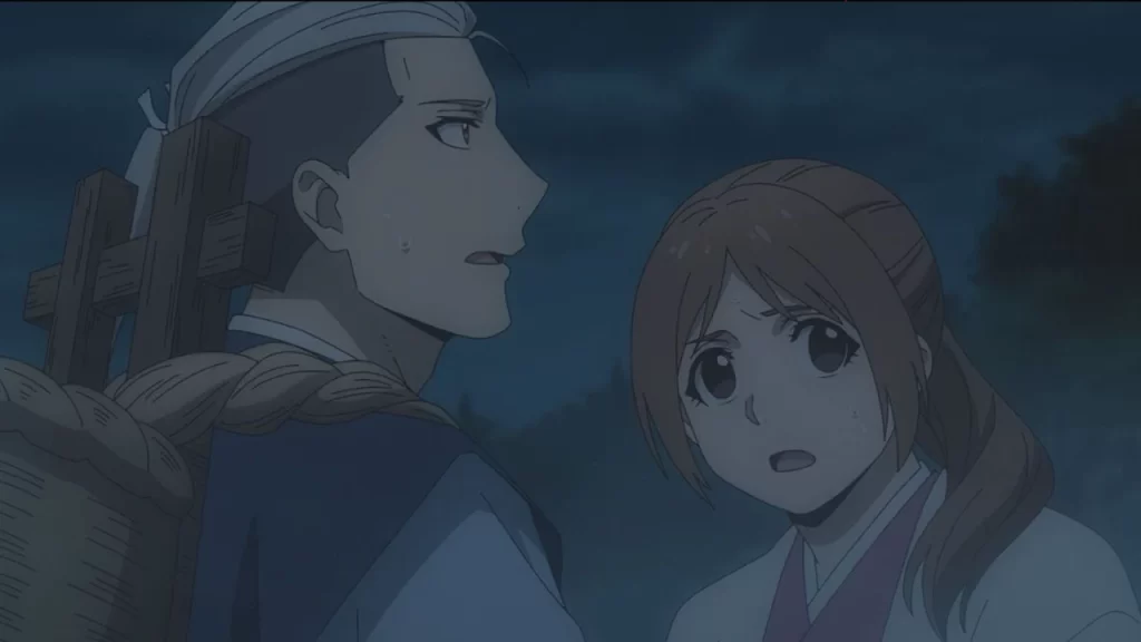 Yomi no Tsuga: Daemons of the Shadow Realm, capítulo 3, Yuru descubre la verdad sobre Asa, y se adentra con Dera y Hana en la modernidad.