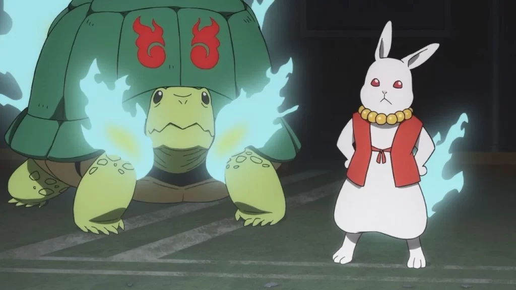 Yomi no Tsugai: Daemons of the Shadow Realm, capítulo 5: Yuru se dirige a la mansión Kagemori y tiene un reencuentro denso con Asa.