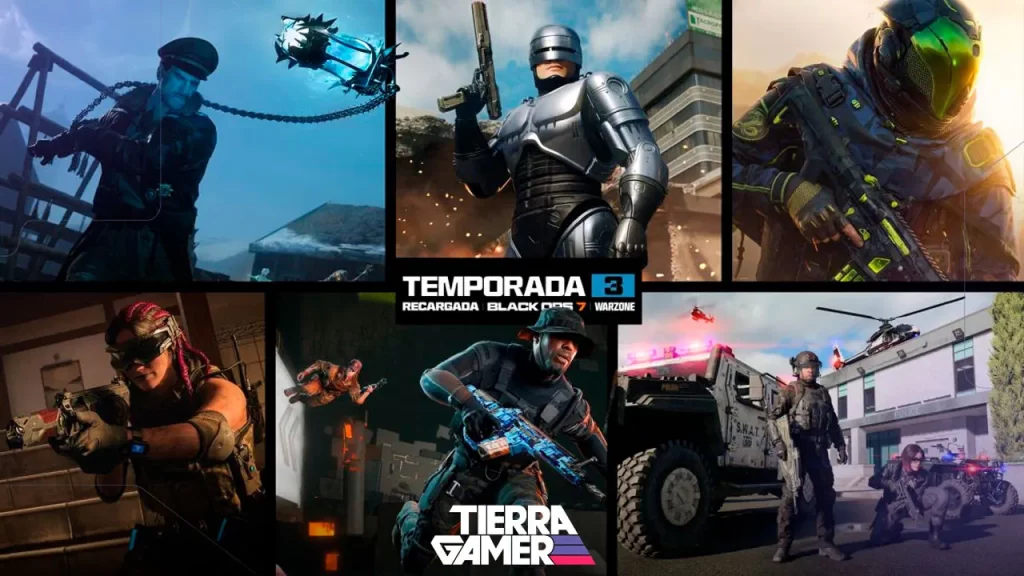Call of Duty: Black Ops 7 lanza su Temporada 3 Recargada con RoboCop y Terry Crews