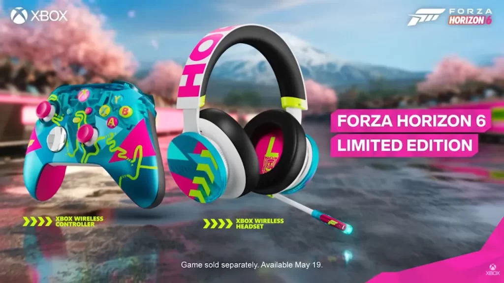 Control y audífonos Forza Horizon 6