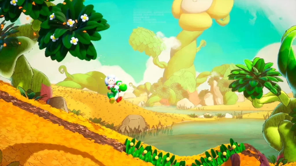 Yoshi and the Mysterious Book - Yoshi gameplay
