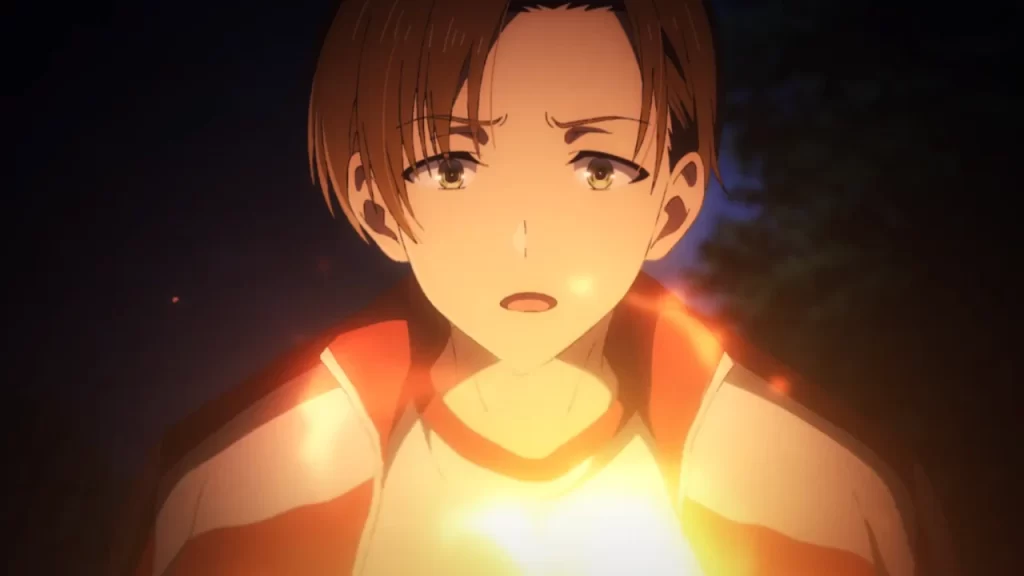 Classroom of the Elite temporada 4, capítulo 10, Nanase se adjunta a Ayanoki, y él simplemente se mantiene impasible en la prueba.