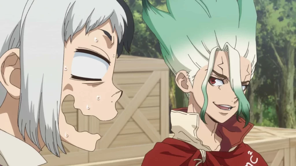 Dr. Stone Science Future capítulo 30, Senku y la gente del Perseo zarpan a Indonesia como último destino, Chrome busca salidas. 