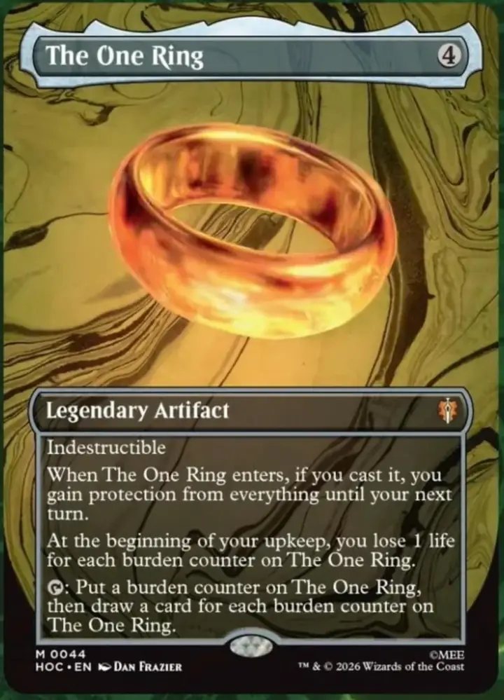 Magic: The Gathering y un caso de plagio del Anillo Único enciende las redes sociales