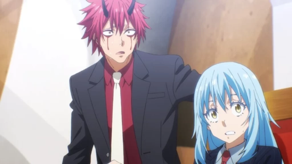 That Time I Got Reincarnated as a Slime temporada 4, capítulo 6, Rimuru pierde el control en plena asamblea internacional y un príncipe lo reta. 