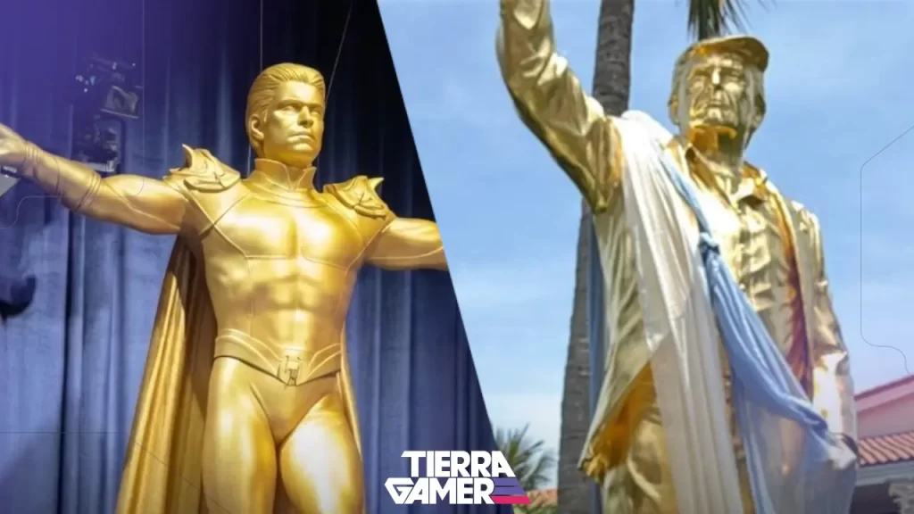 The Boys: Ahora Donald Trump tiene una estatua dorada como Homelander