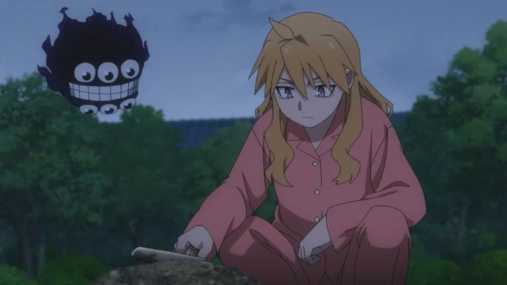 Yomi no Tsugai: Daemons of the Shadow Realm, capítulo 7, el pasado de Asa se revela y Yuru recuerda la primera vez que sintió la sed de sangre. 
