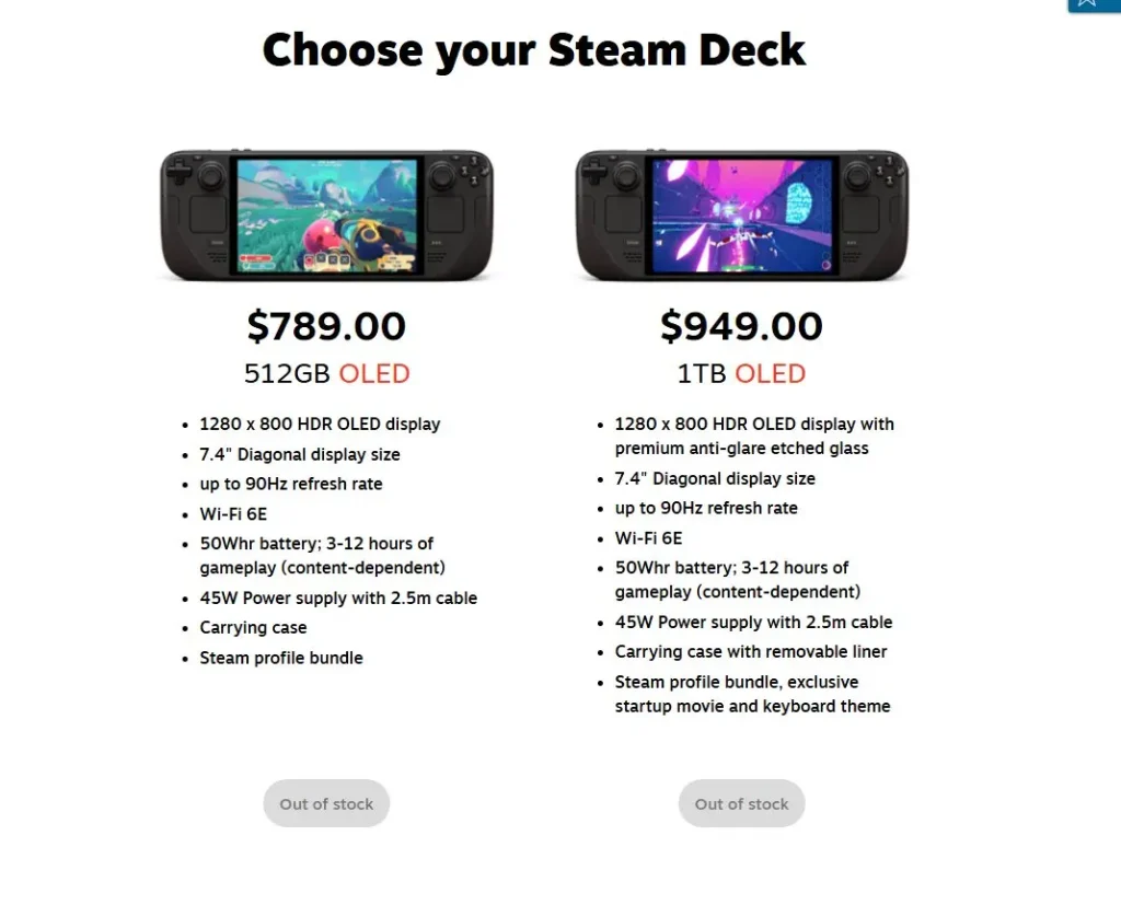 Steam Deck sube sus precios