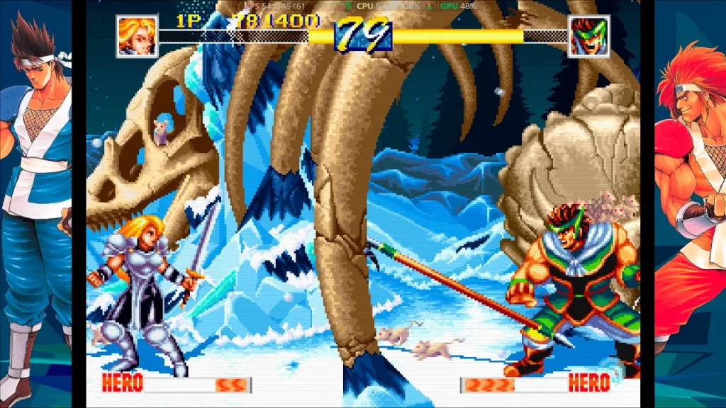 World Heroes Perfect, duelo