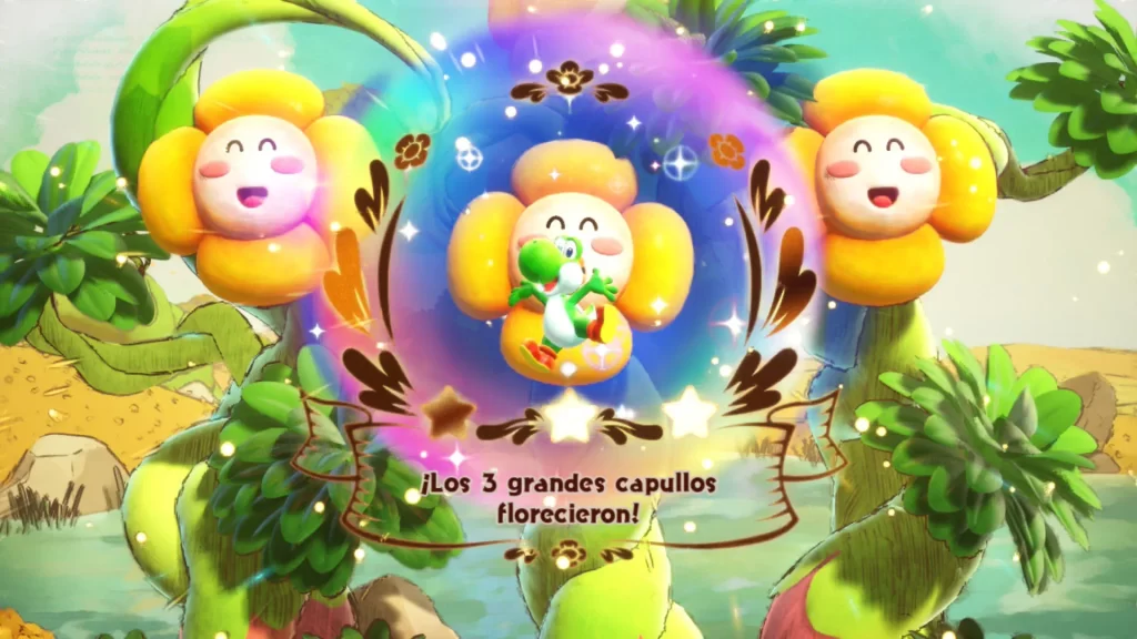 Yoshi and the Mysterious Book, Flores
