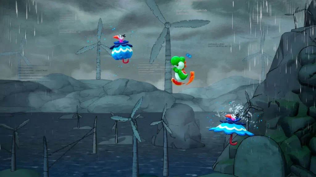 Yoshi and the Mysterious Book, Paraguas