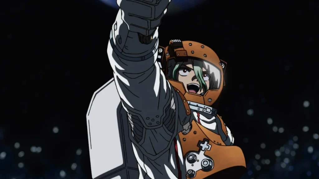 Dr. Stone Science Future capítulo 37, Senku se enfrenta cara a cara a Whyman en una negociación decisiva: avanzan hacia una ciencia del futuro. 