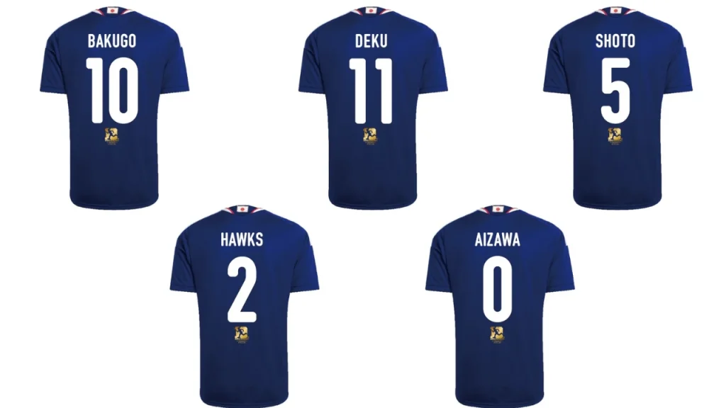 My Hero Academia lanza una colección especial para manifestar su apoyo a la selección japonesa en esta Copa Mundial de futbol 2026.
