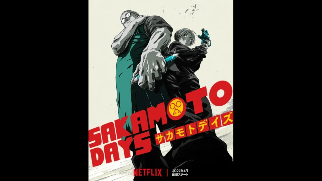 Sakamoto Days confirmó su temporada 2 para enero de 2027 y presentó un nuevo teaser centrado en Slur, su gran antagonista.