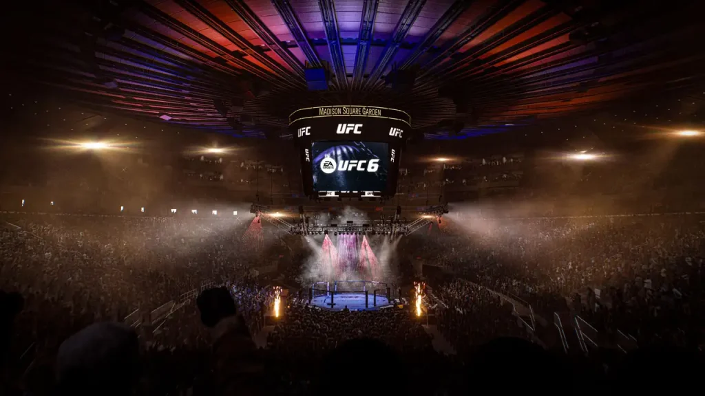 EA Sports UFC 6, presentación arena