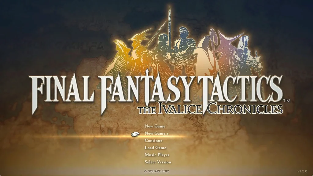 Final Fantasy Tactics añade New Game+ y nuevas funciones en su update