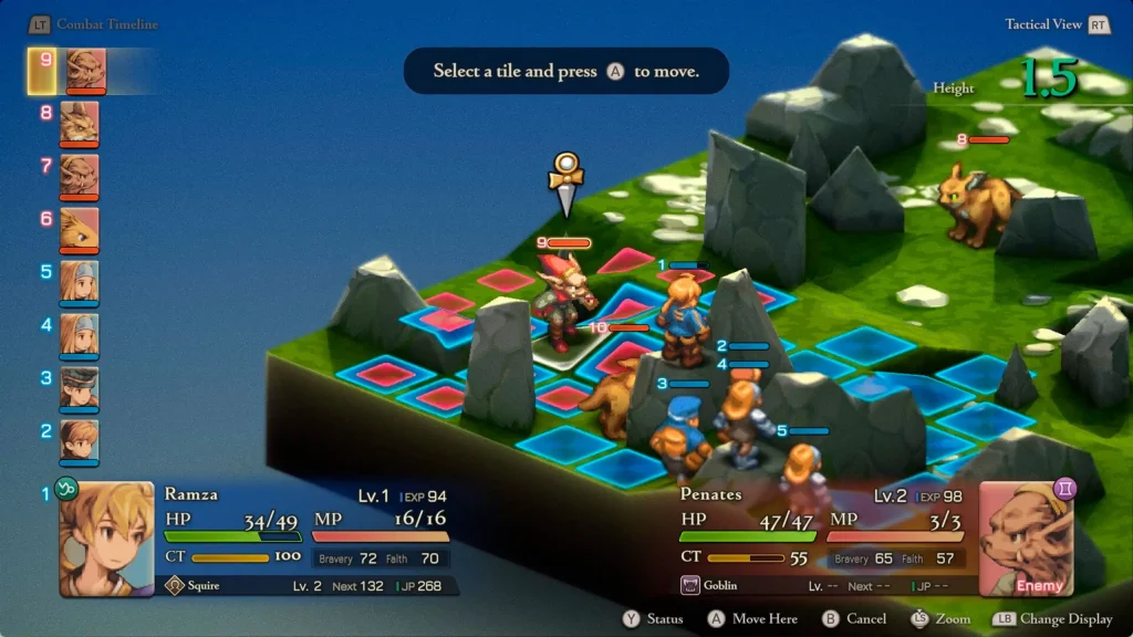 Final Fantasy Tactics añade New Game+ y nuevas funciones en su update