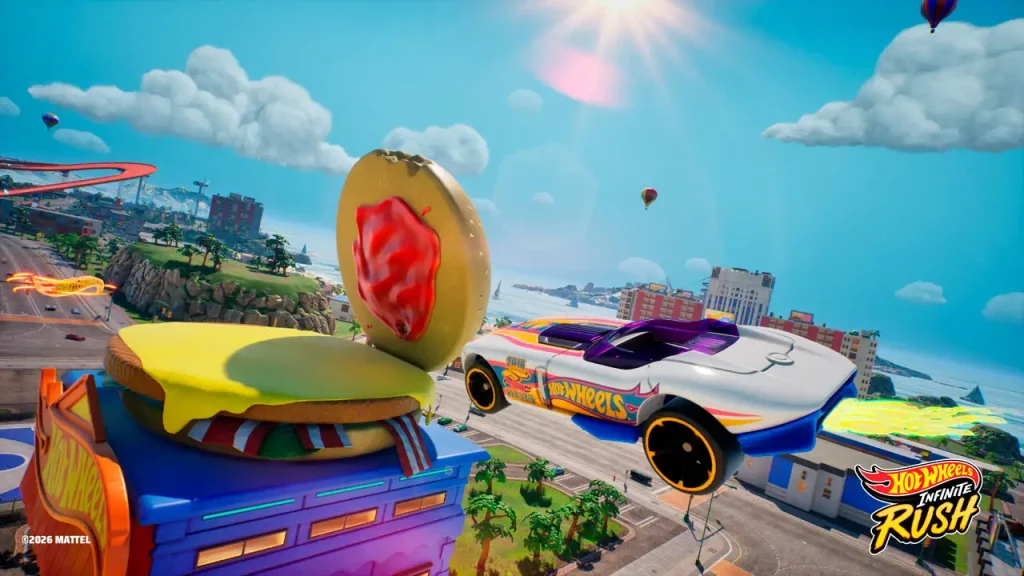 Hot Wheels Infinite Rush, Salto