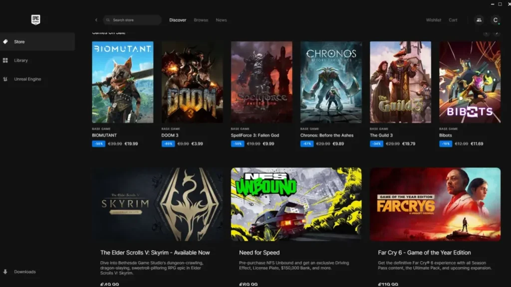 Nuevo Launcher de Epic Games