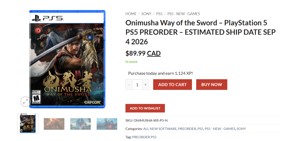 Onimusha: Way of the Sword