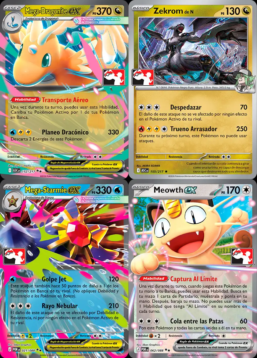 Pokémon TCG suma nuevos sobres de premio serie 9 para jugadores