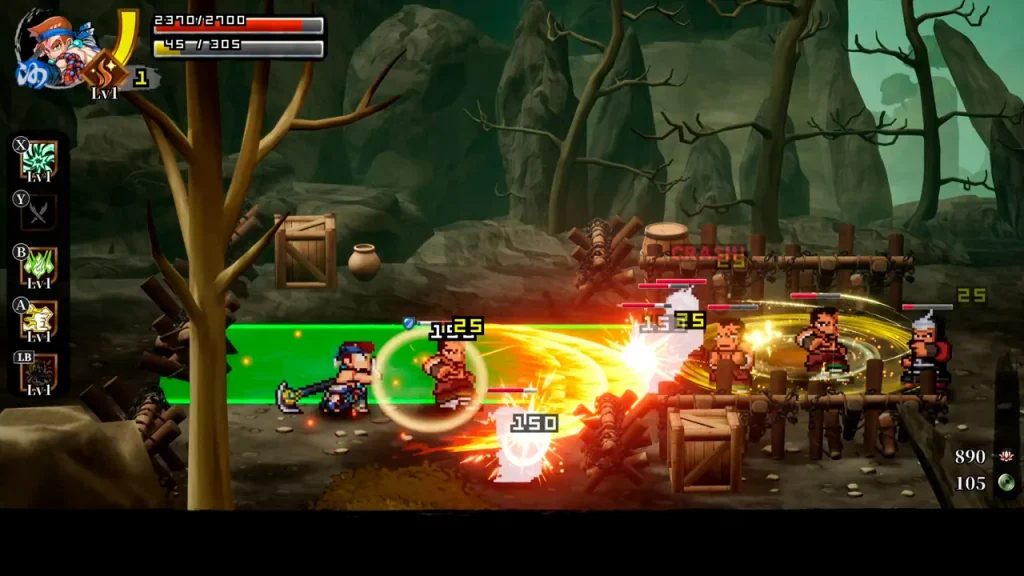 River City Saga: Journey to the West mezcla acción y progresión roguelike