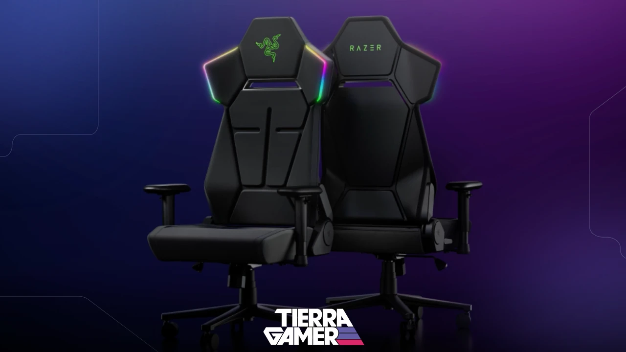 Razer presentó Soma Chroma, una silla RGB que reacciona a los videojuegos, ofrece soporte ergonómico y funciones premium.