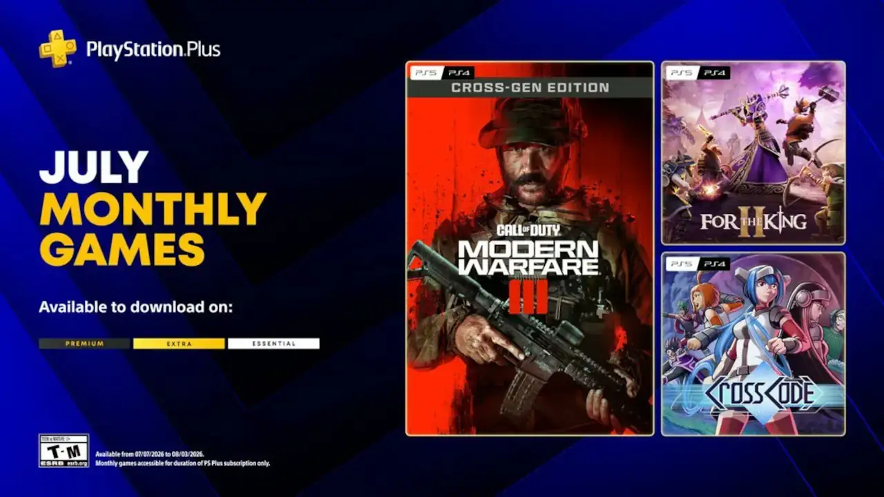 PlayStation reveló los juegos de PS Plus para julio 2026