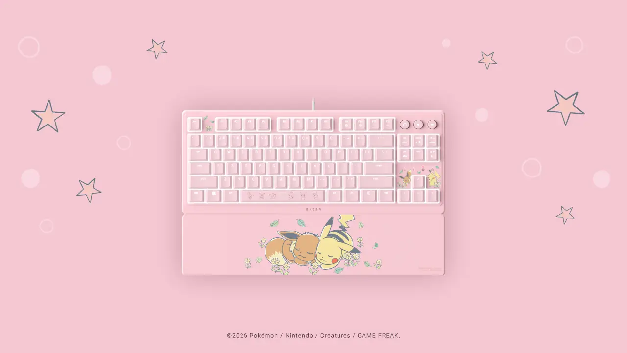 Pokémon y Razer anuncian una nueva línea inspirada en Pikachu y Eevee