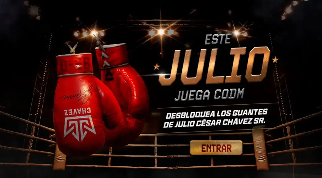 Call of Duty: Mobile celebra julio con Julio César Chávez