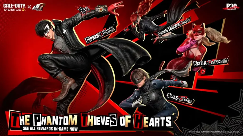 Call of Duty: Mobile recibe a Persona 5 Royal con Take Your Heart