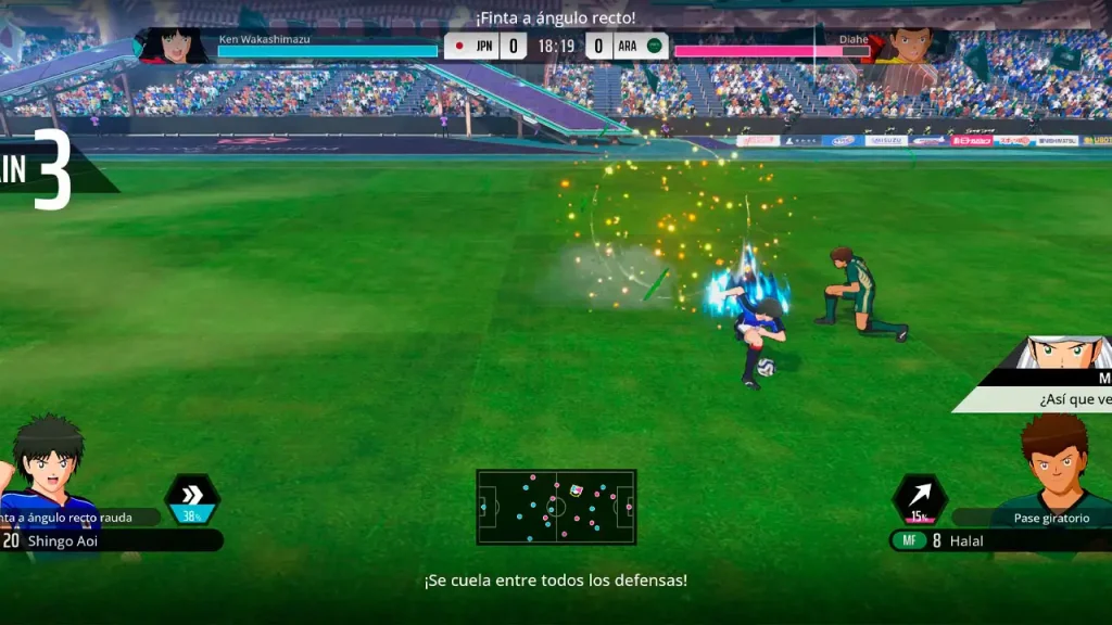 Captain Tsubasa 2: World Fighters, Chokaku Feint