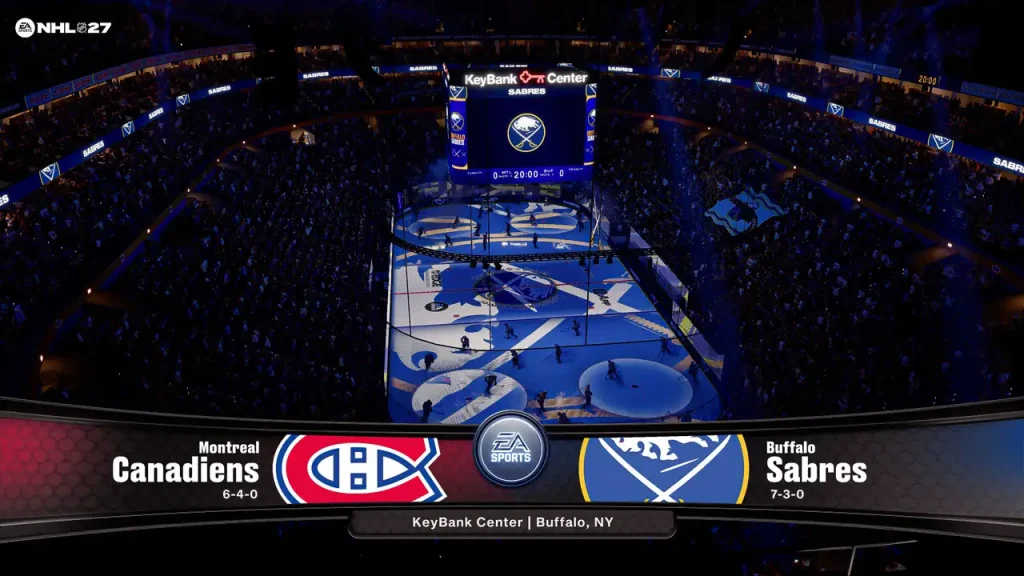 EA Sports NHL 27 arenas