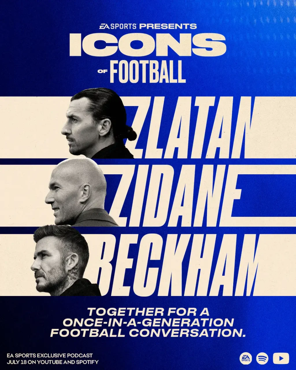 EA Sports Icons of Football reúne a tres leyendas del futbol